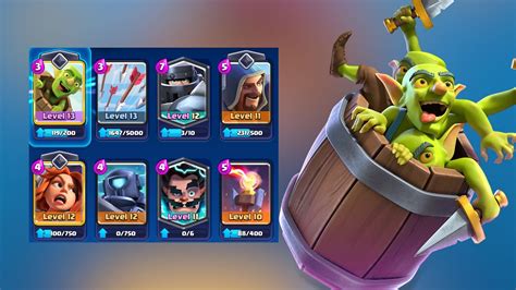 goblin outbreak barrel mega knight cage|Best Mega Knight, Goblin Barrel decks .